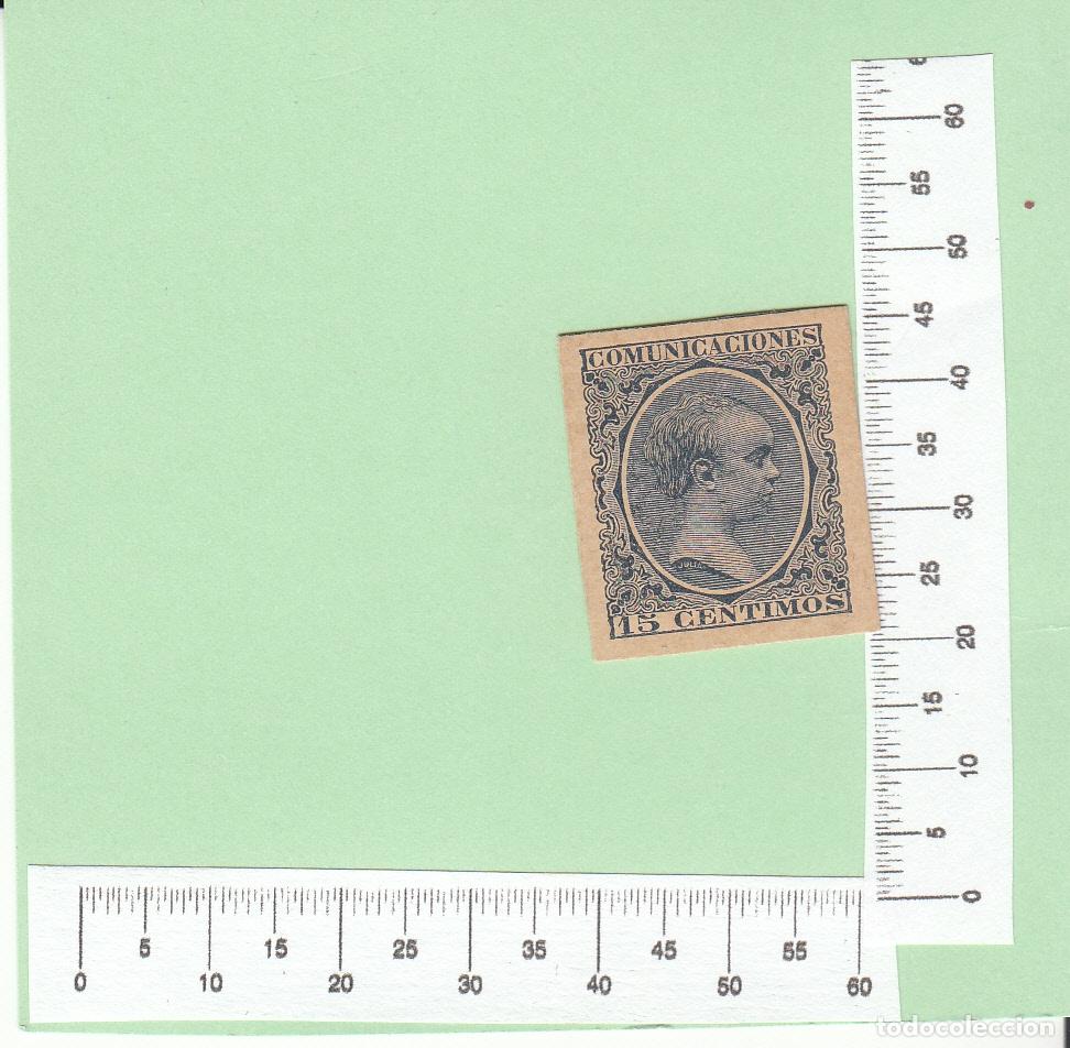 Timbres: CRS0003 SELLO N&ordm; CAT 219 PRUEBA DE COLOR AZUL CATALOGADO EN GALVEZ 1454