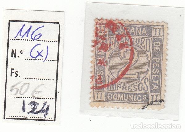 Sellos: CRS0124 CAT 116 X FECHADOR ROJO