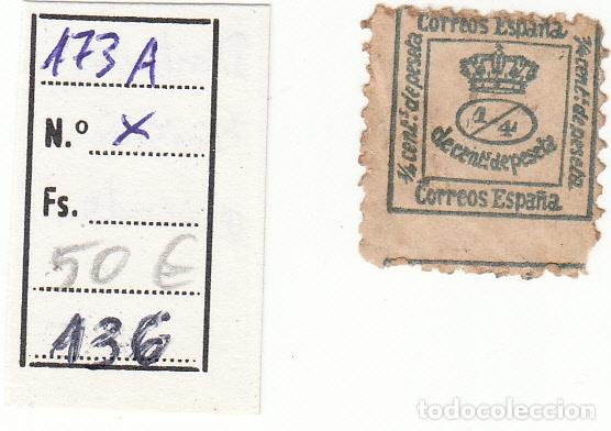 Sellos: CRS0136BIS SELLO N&ordm; CAT 173A X DENTADO EMISION PRIVADA