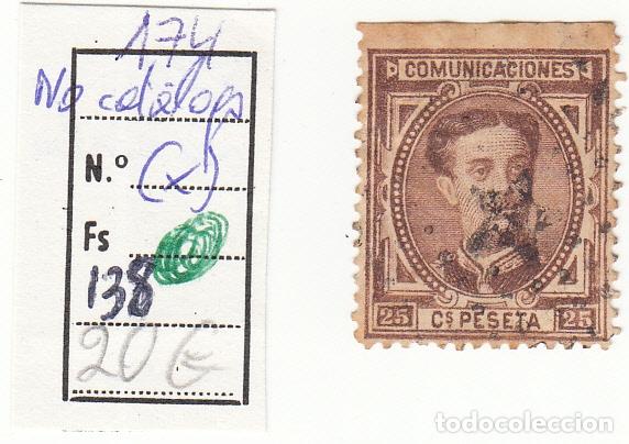 Sellos: CRS0138 SELLO NO CATALOGADO 174 X SIN DENTAR POR ARRIBA
