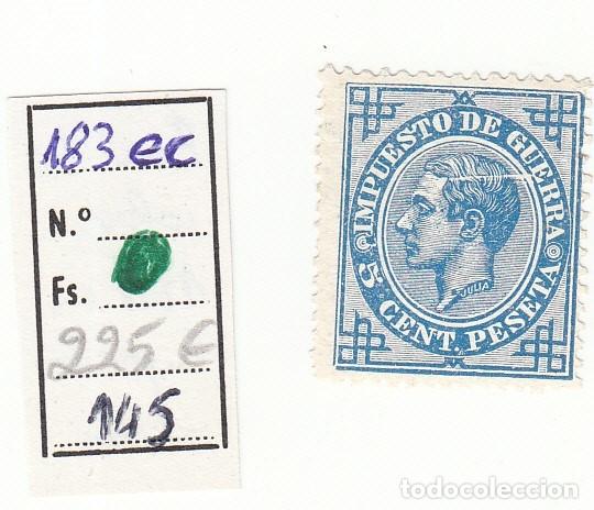 Sellos: CRS0145 SELLO N&ordm; CAT 183EC ERRO DE COLOR AZUL
