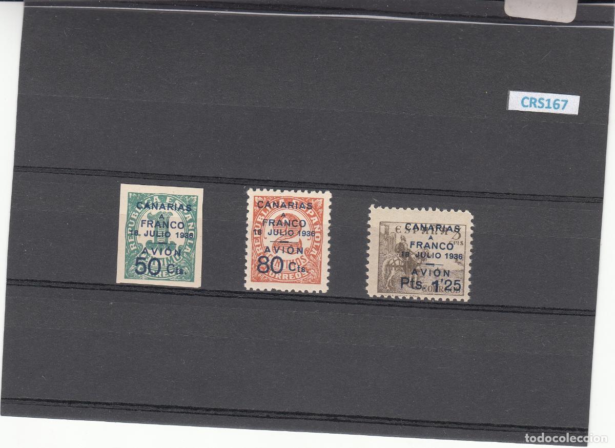Sellos: CRS0167 SELLOS ESPA&Ntilde;A CANARIAS N&ordm; CAT 11-3 XX MARQUILLADOS