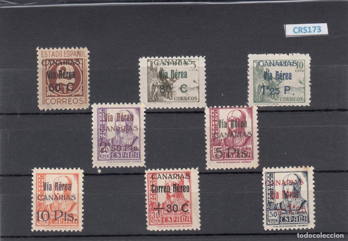 Sellos: CRS0173BIS SELLOS ESPA&Ntilde;A (CANARIAS) N.&ordm; CAT 44-51 XX. EL 51 UN PUNTO DE OXIDO