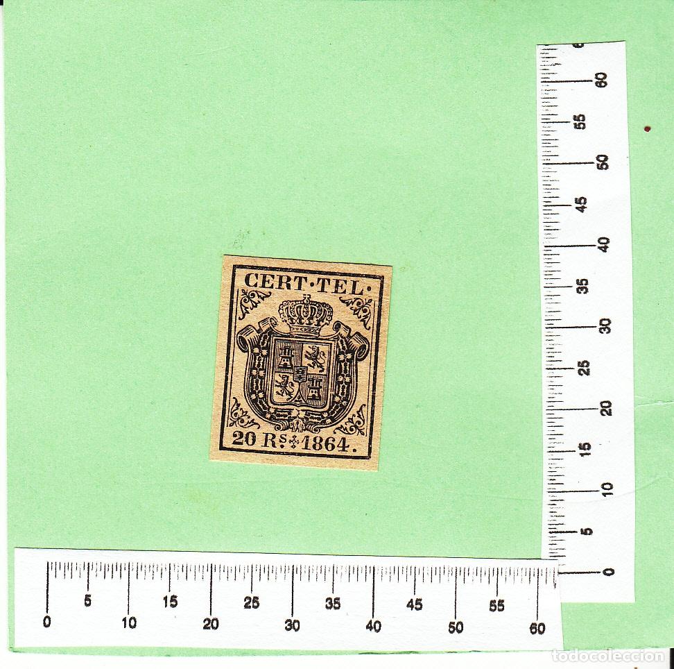 Sellos: CRS0182BIS SELLO ESPA&Ntilde;A (TEL&Eacute;GRAFOS) N.&ordm; CAT 4 X. MARQUILLADO. BUENOS M&Aacute;RGENES
