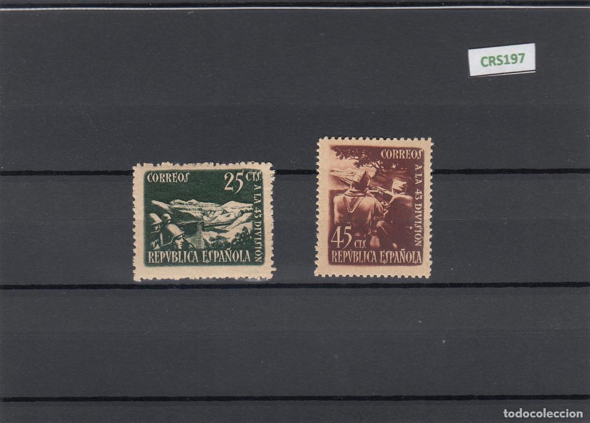 Briefmarken: CRS0197 SELLOS ESPA&Ntilde;A N&ordm; CAT 787-88 XX