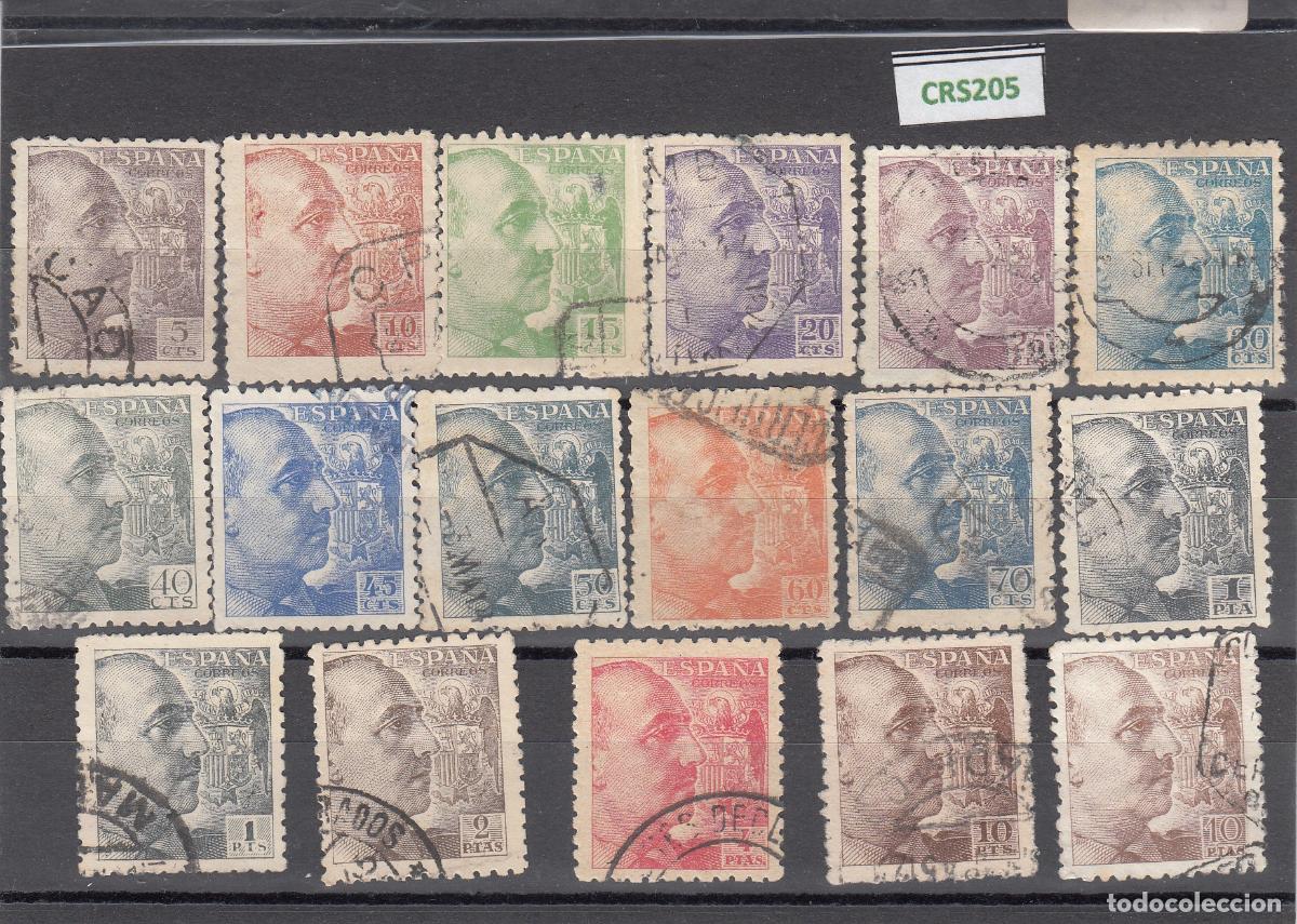 Briefmarken: CRS0205 SELLOS ESPA&Ntilde;A N.&ordm; CAT 919-35 USADOS BIEN CENTRADOS