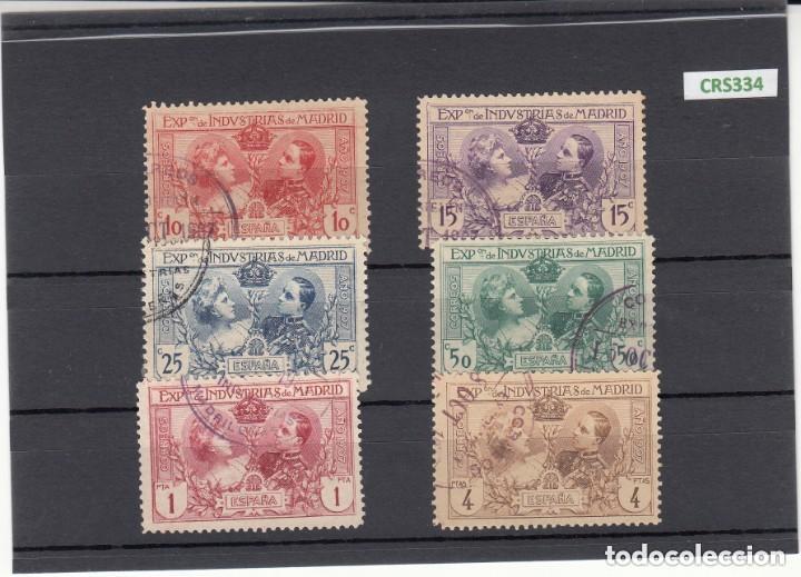 Sellos: CRS0334BIS SELLOS ESPA&Ntilde;A N.&ordm; CAT SR 1-6 USADOS