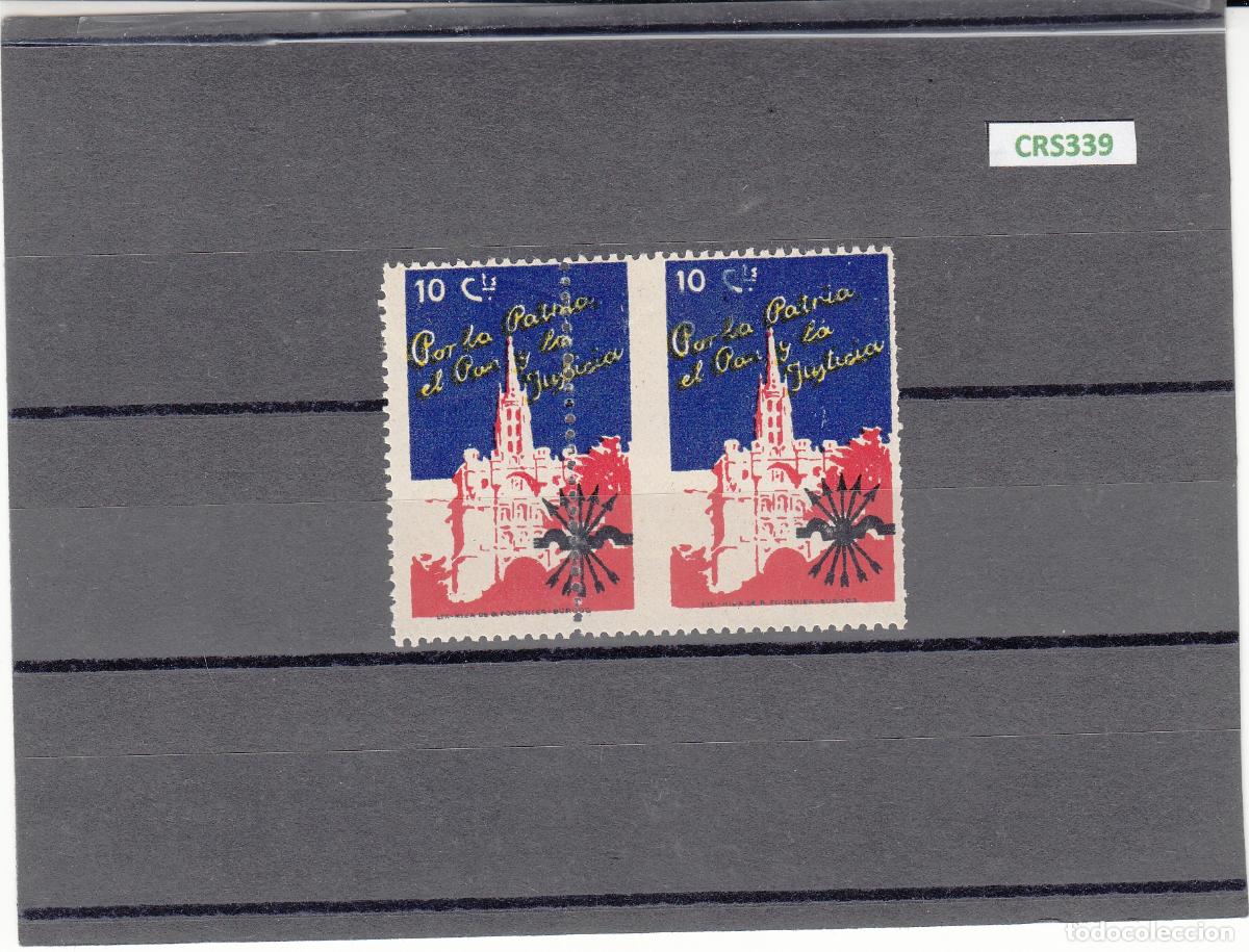 Sellos: CRS0339BIS SELLOS N&ordm; CAT 1 XX FALANGE CAT GALVEZ SIN CHARNELA DENTADO DESPLAZADO RARO