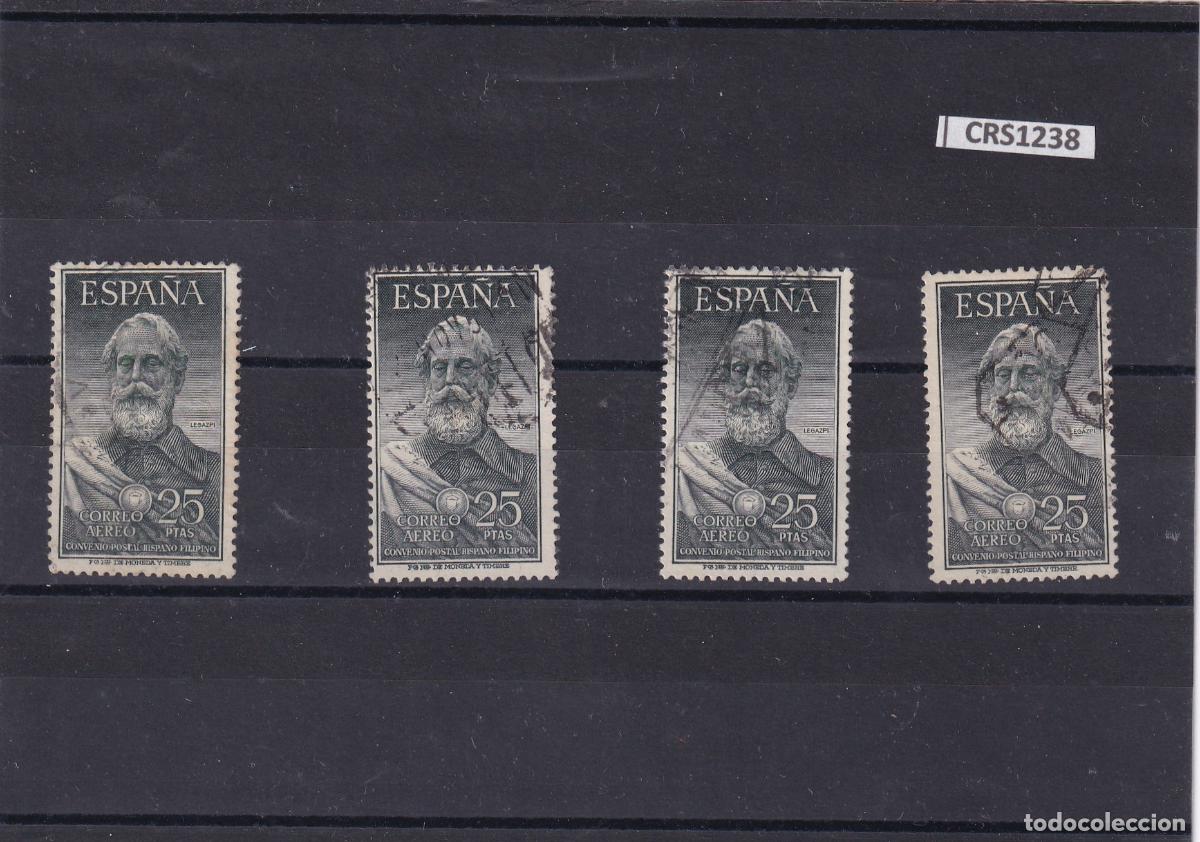 Stamps: CRS1238 SELLOS ESPA&Ntilde;A N&ordm; CAT. 1124 4 UNIDADES USADOS