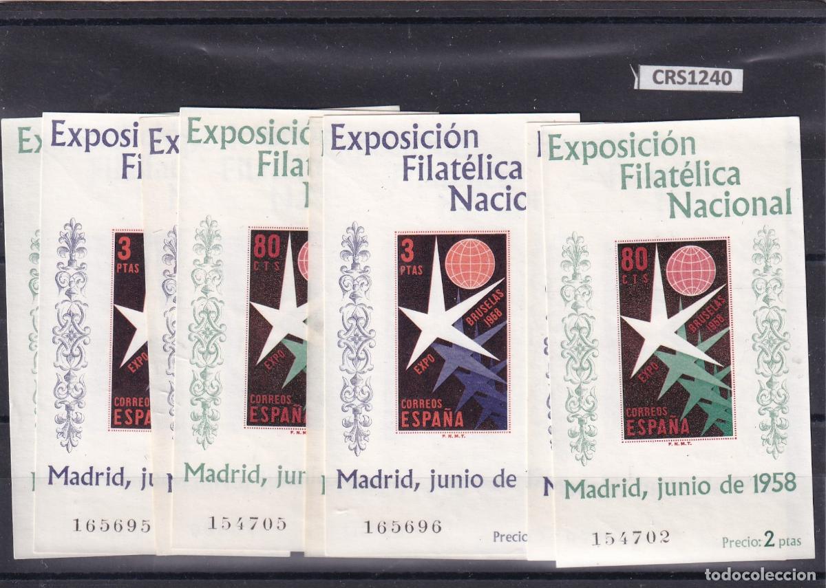 Sellos: CRS1240 SELLOS ESPA&Ntilde;A N&ordm; CAT. 1222/23 4 JUEGOS NUEVOS SIN GOMA