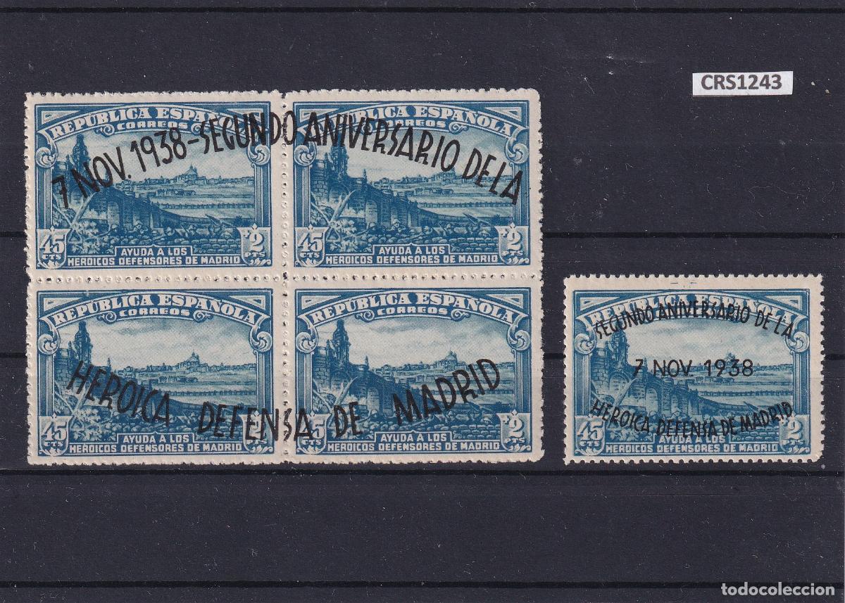Sellos: CRS1243 SELLOS ESPA&Ntilde;A N&ordm; CAT. 789/90 SIN CHARNELA