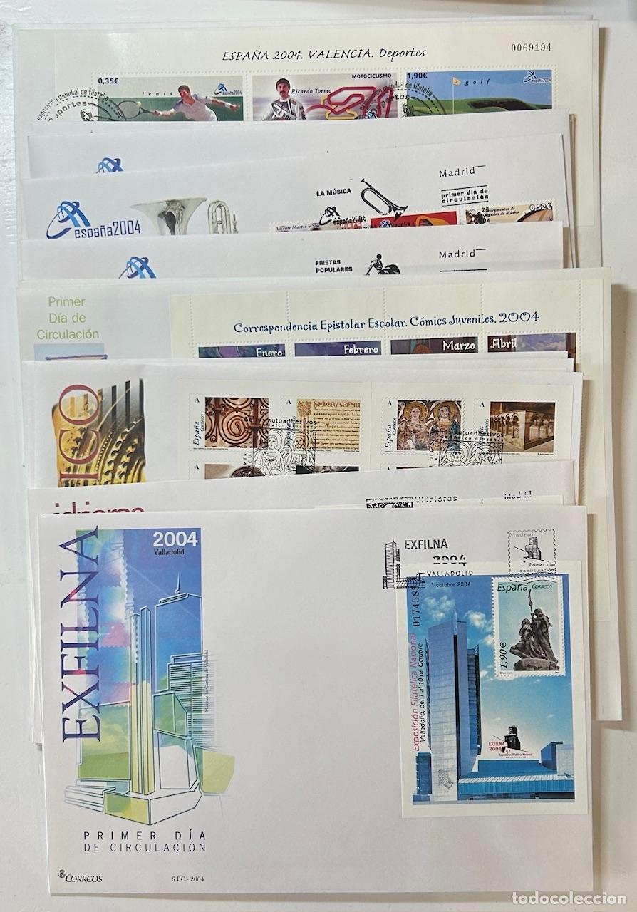 Briefmarken: CRS1258 SOBRES PRIMER DIA ESPA&Ntilde;A COMPLETO 2004