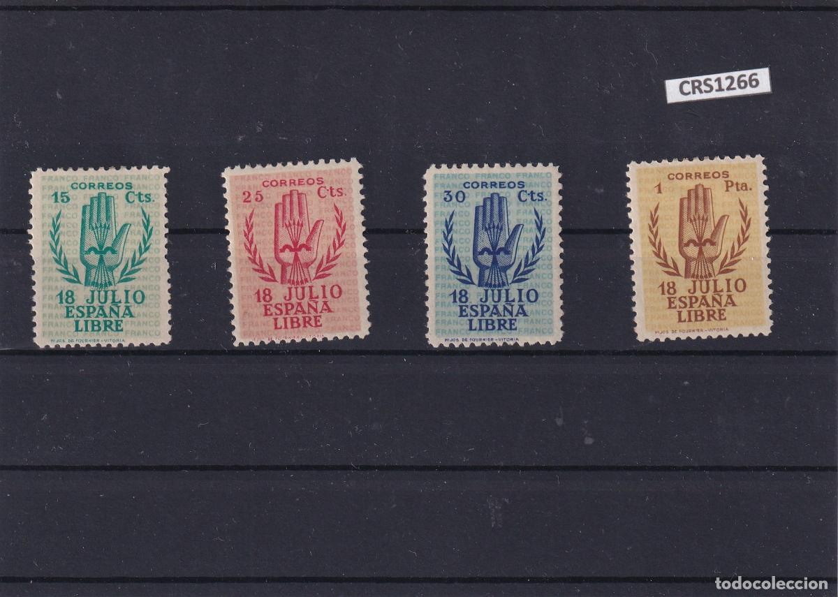 Sellos: CRS1266 SELLOS ESPA&Ntilde;A N&ordm; CATALOGO 851/54 CON CHARNELA