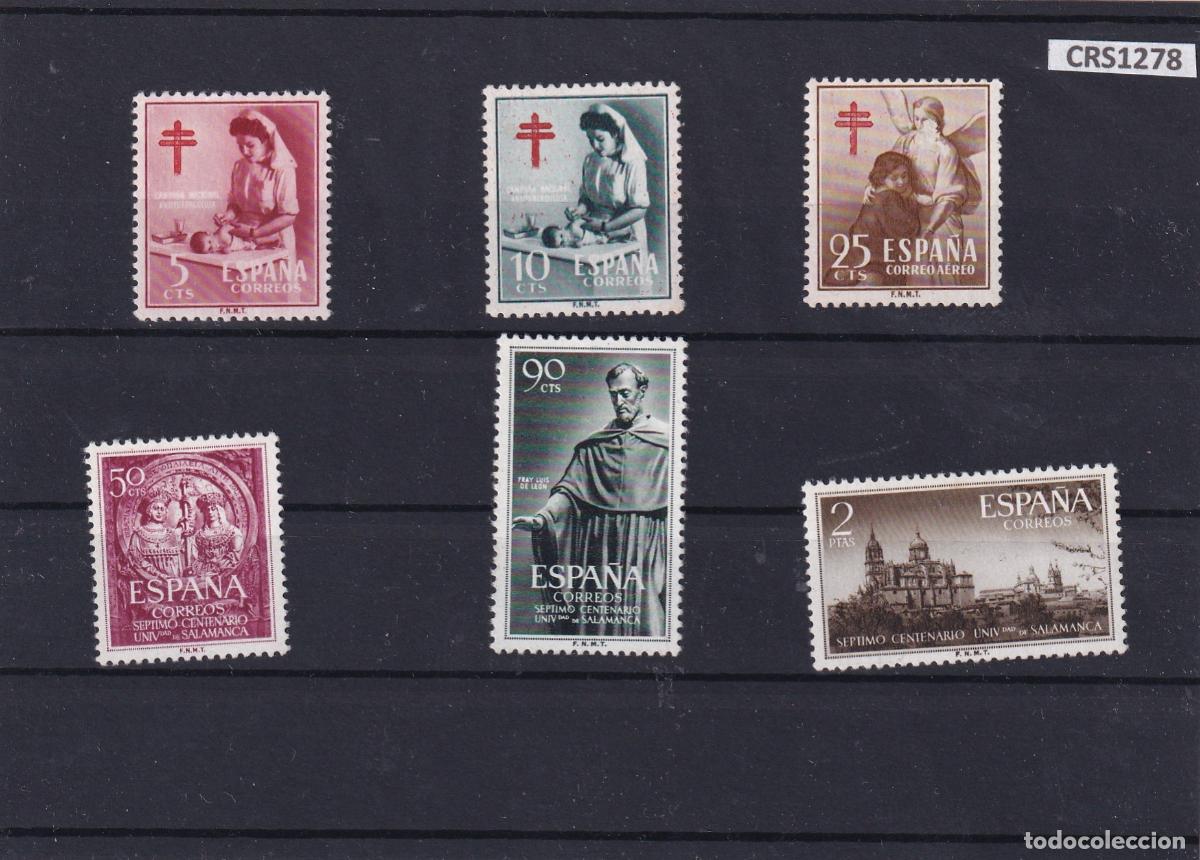 Sellos: CRS1278 SELLOS ESPA&Ntilde;A A&Ntilde;O 1953 COMPLETO EXCEPTO 1124/25 SIN CHARNELA