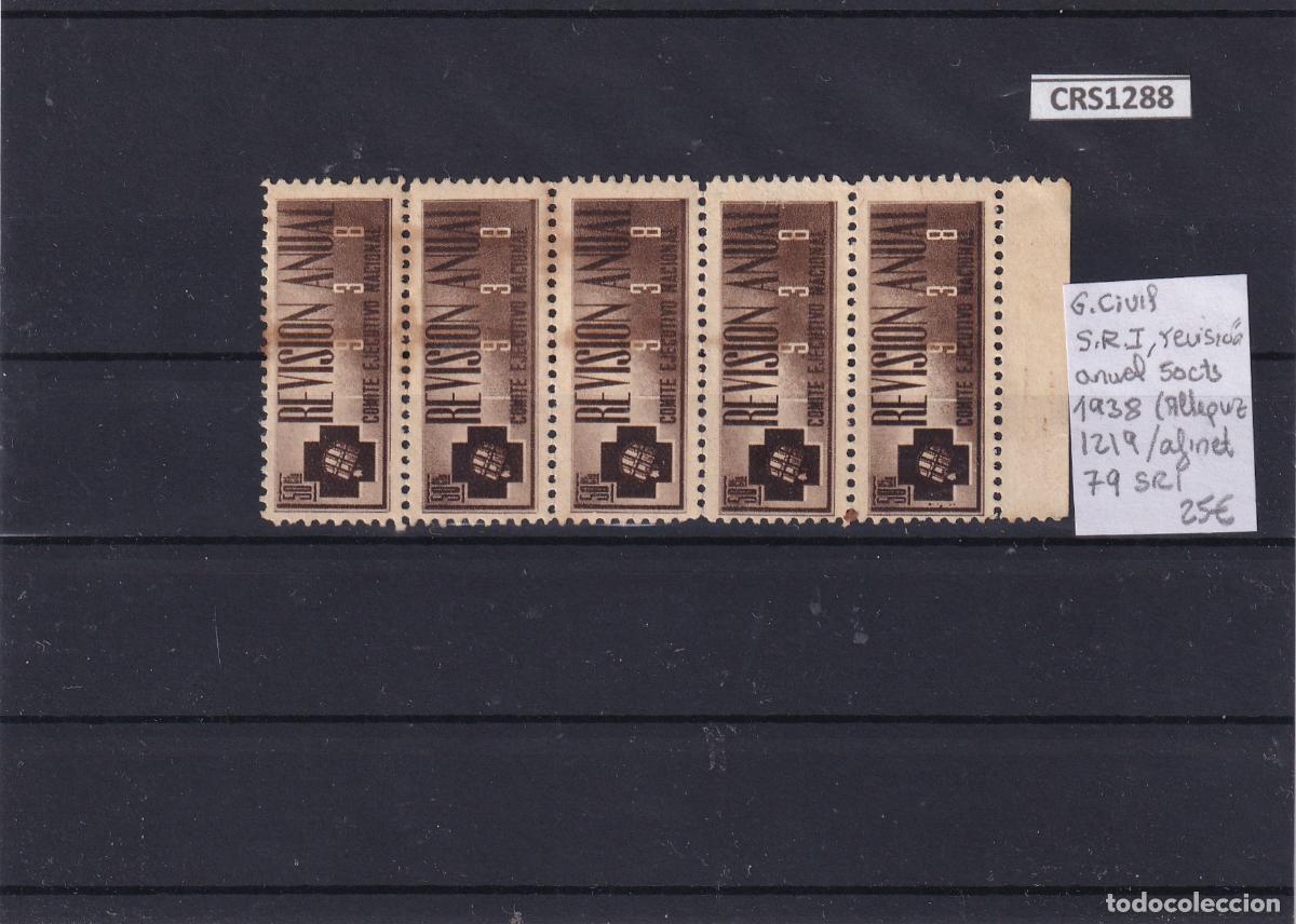 Sellos: CRS1288 SELLOS ESPA&Ntilde;A N&ordm; CATALOGO 79 SRI RECISI&Oacute;N ANUAL