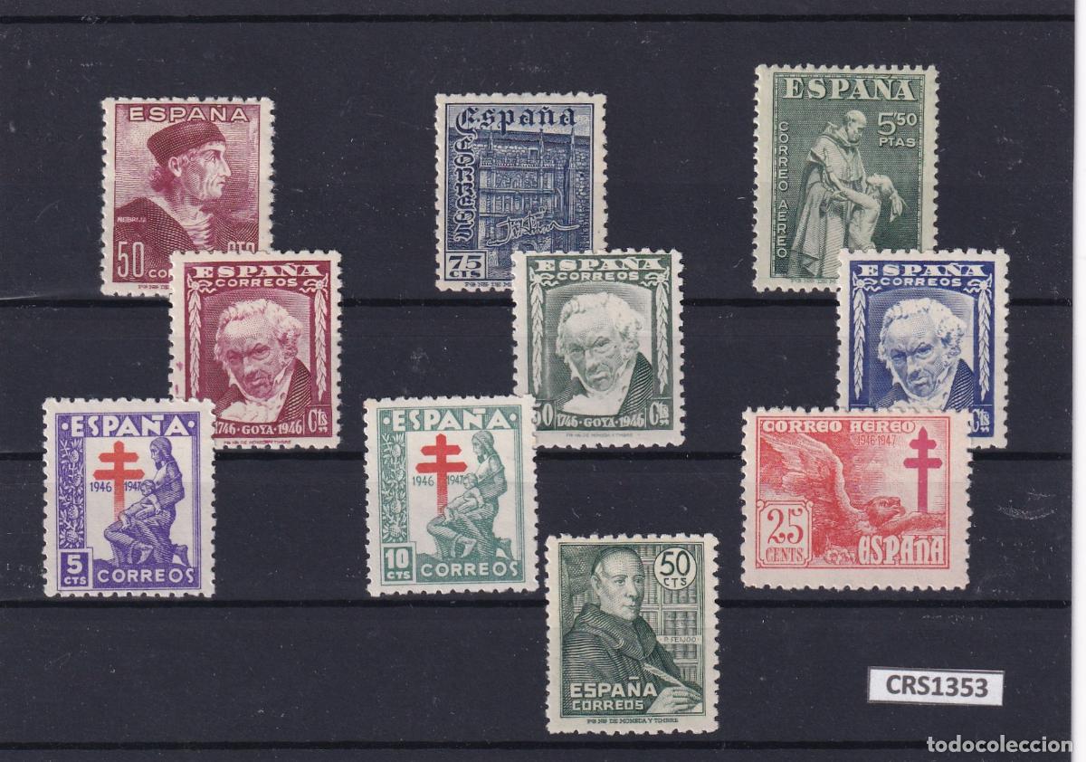 Sellos: CRS1353 SELLOS ESPA&Ntilde;A N&ordm; CAT. 1002/11 XX SIN CHARNELA