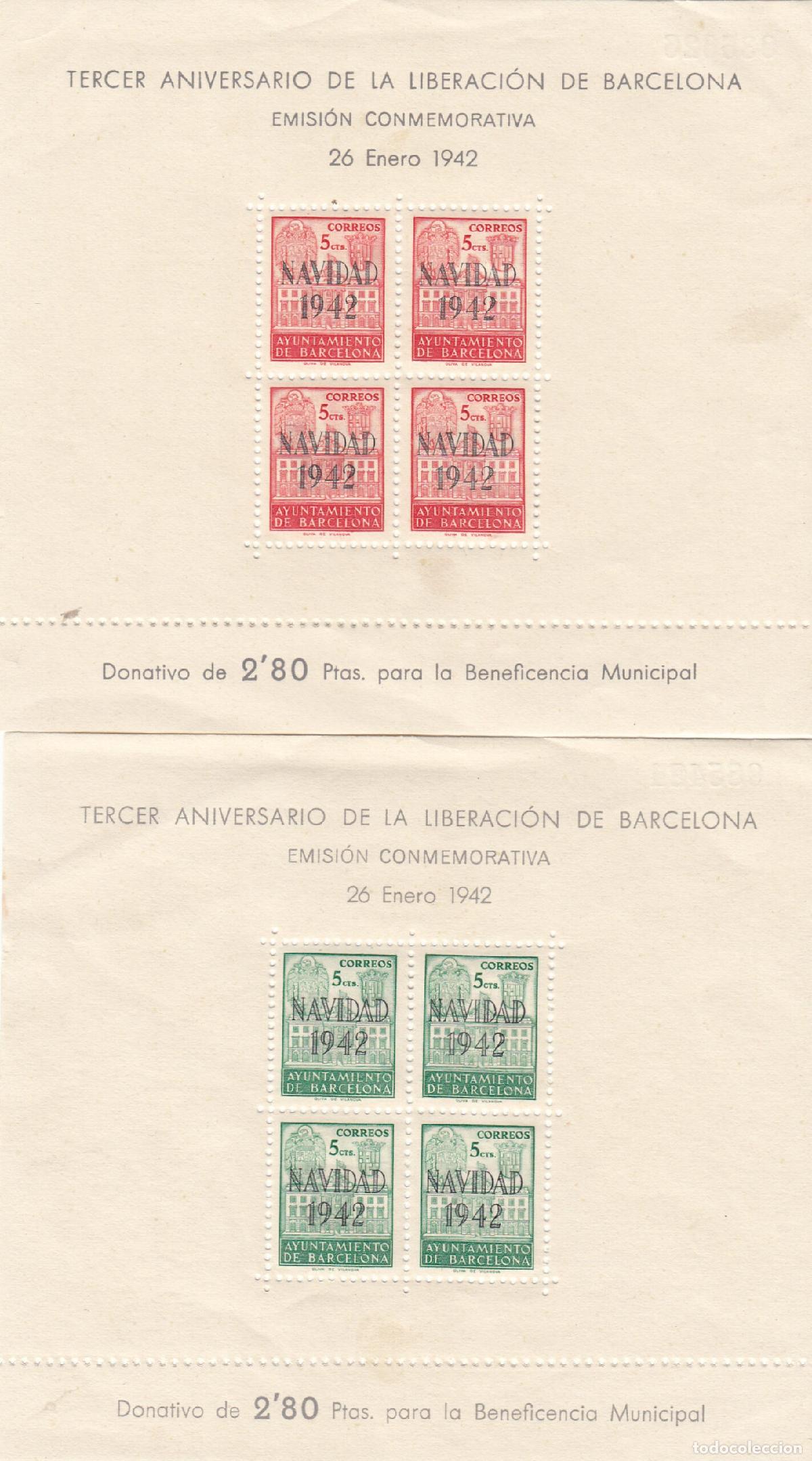 Timbres: CRSBAR02 SELLOS ESPA&Ntilde;A BARCELONA N&ordm; CAT 40-1 X BUEN ESTADO GOMA NORMAL