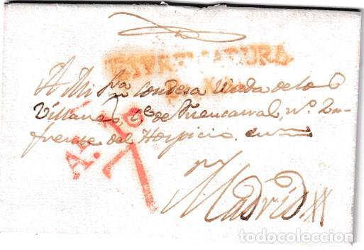 Sellos: 1837. Carta de Miajadas a Madrid
