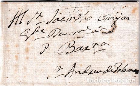 Sellos: 1800. Carta de Pineda a Sant Andreu del Palomar