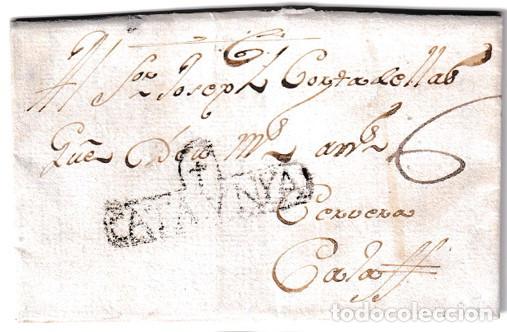 Sellos: 1793. Carta de Castelldasens a Calaf