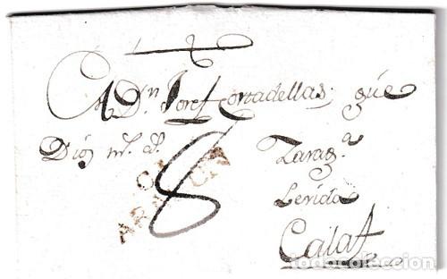 Sellos: 1806. Carta de Caspe a Calaf