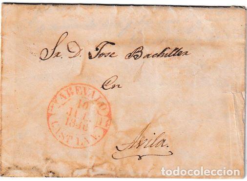 Sellos: 1846. Carta de Ar&eacute;valo a &Aacute;vila