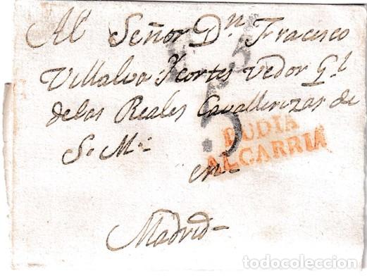 Sellos: 1830 Circa. Envuelta de Budia a Madrid