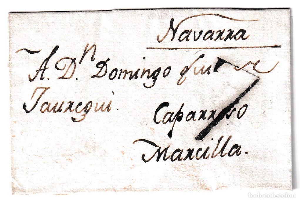 Sellos: S/F. Envuelta de Navarra a Marcilla