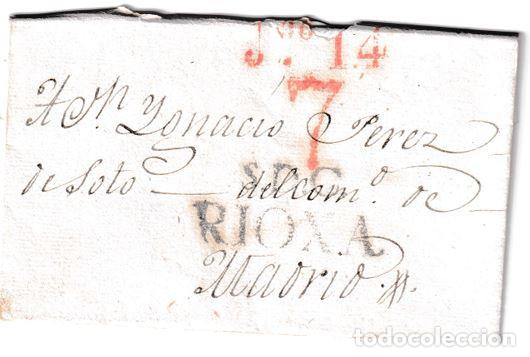 Sellos: 1830. Carta de Ezcaray a Madrid I