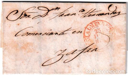 Sellos: 1846. Carta de Azenchal a Zafra I