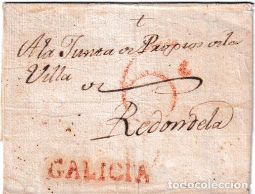Sellos: 1789. Envuelta de Coru&ntilde;a a Redondela