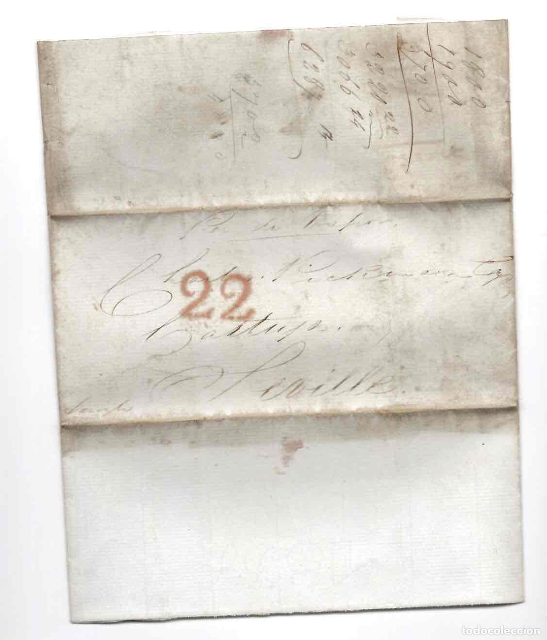 Sellos: SOBRE PREFILATELIA SEVILLA. C.1840