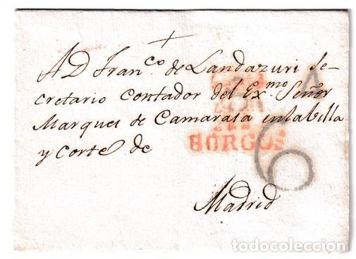 Sellos: SF. Envuelta de Burgos a Madrid
