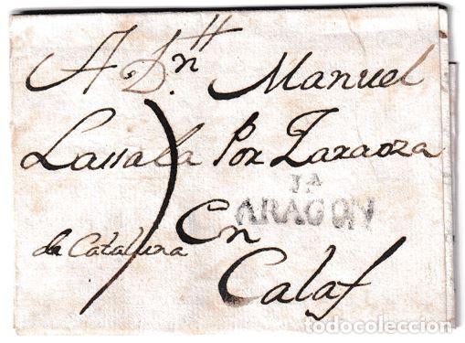 Timbres: 1803. Carta de Jaca a Calaf