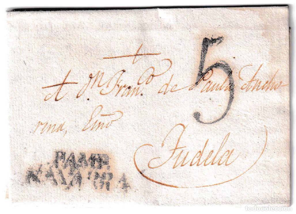 Sellos: 1821. Carta de Pamplona a Tudela