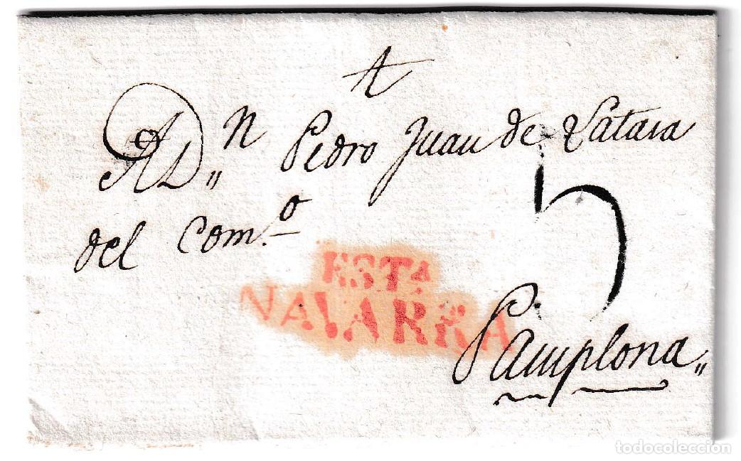 Sellos: 1825. Carta de Estella a Pamplona