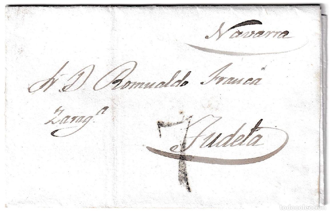 Sellos: 1840. Carta de Madrid a Tudela
