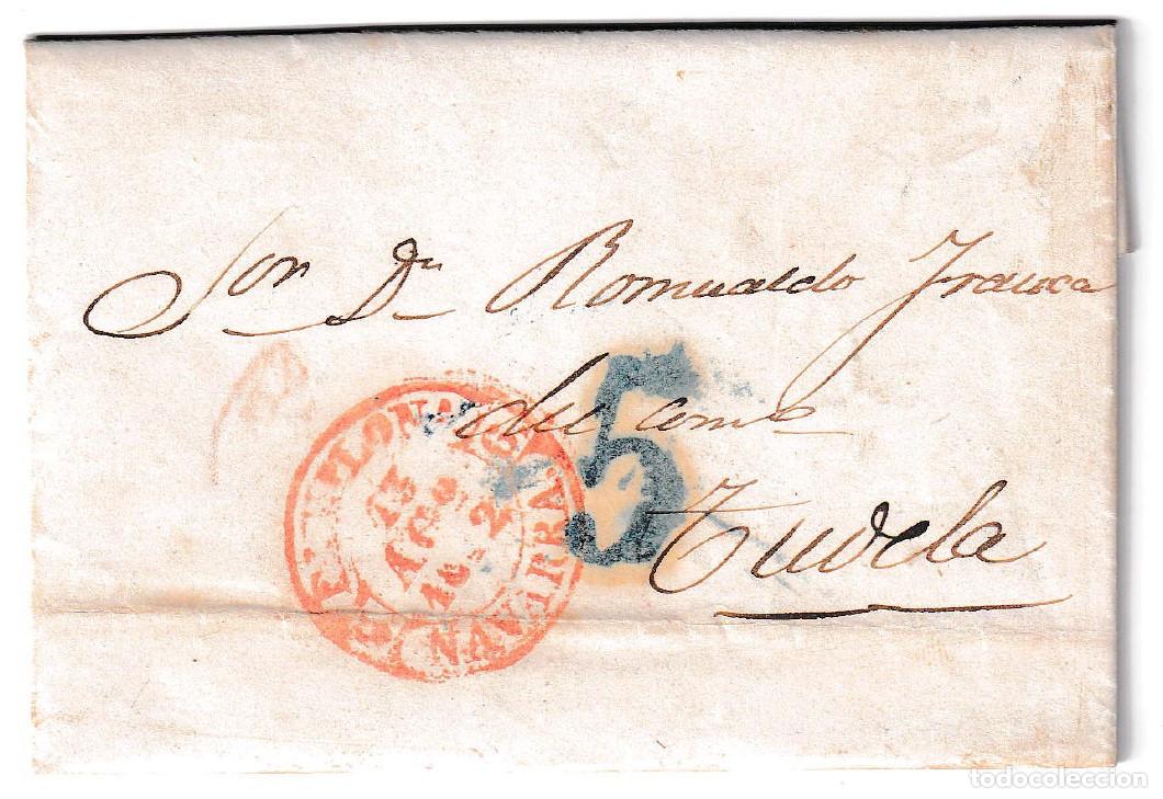 Sellos: 1852. Carta de Pamplona a Tudela
