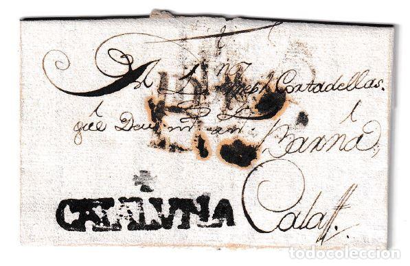 Sellos: 1787. Carta de Ulldecona a Calaf