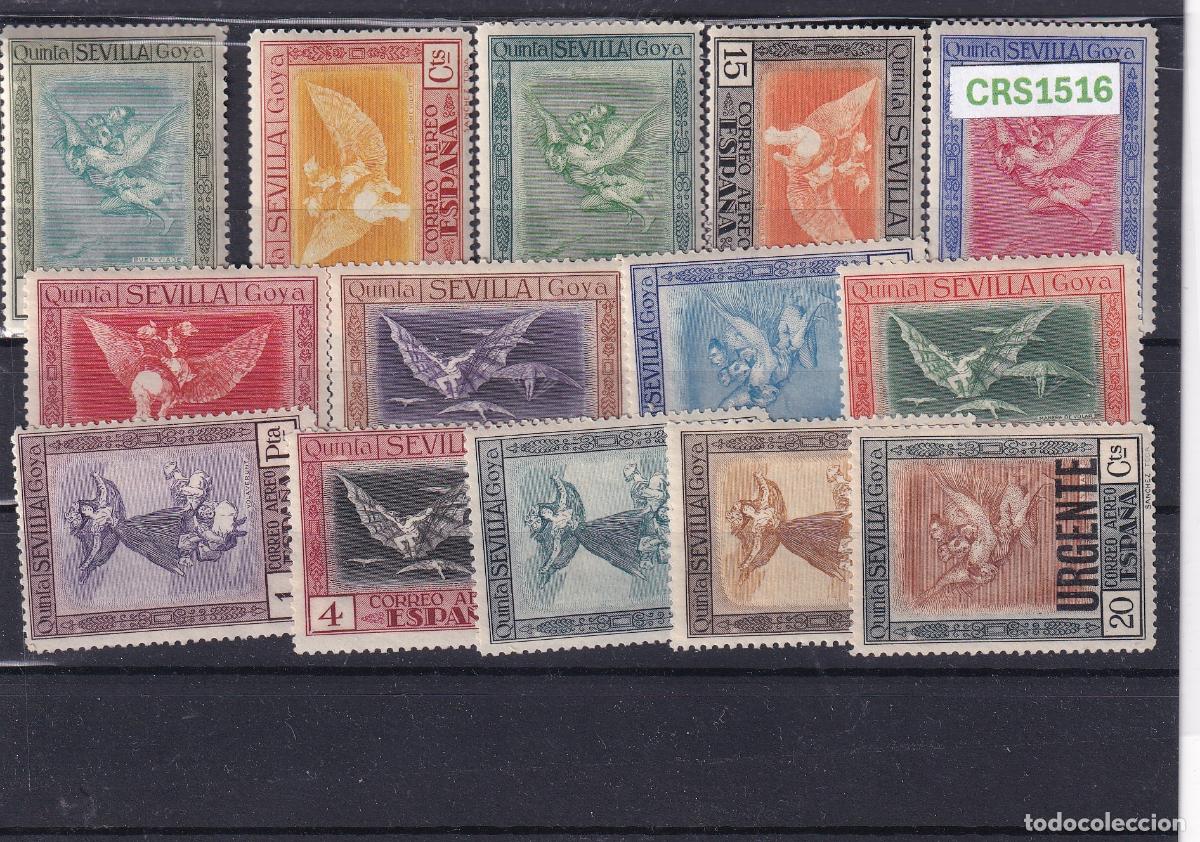 Sellos: CRS1516 SELLOS ESPA&Ntilde;A N&ordm; CAT. 517/530 XX SIN CHARNELA