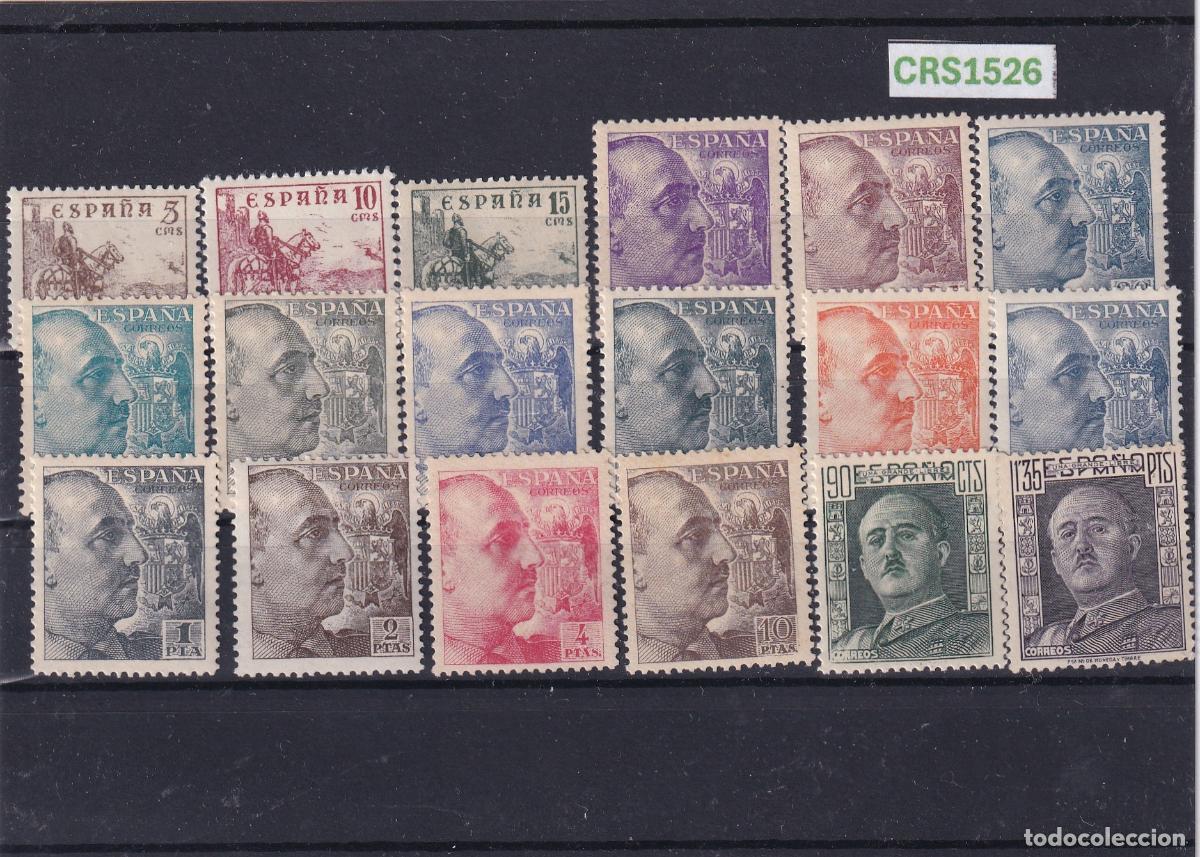 Sellos: CRS1526 SELLOS ESPA&Ntilde;A N&ordm; CAT. 1044/61 XX SIN CHARNELA