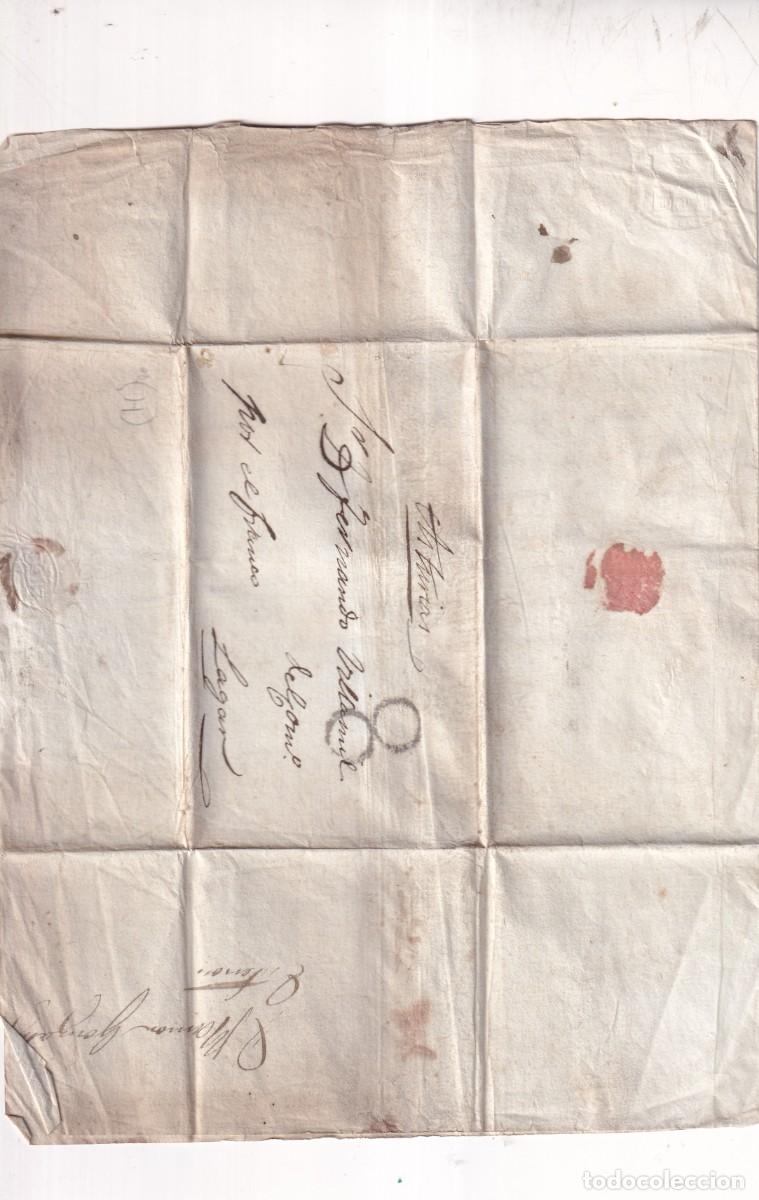 Sellos: PREFILATELIA CARTA ENVIADA A 1842 LAGAR ASTURIAS.