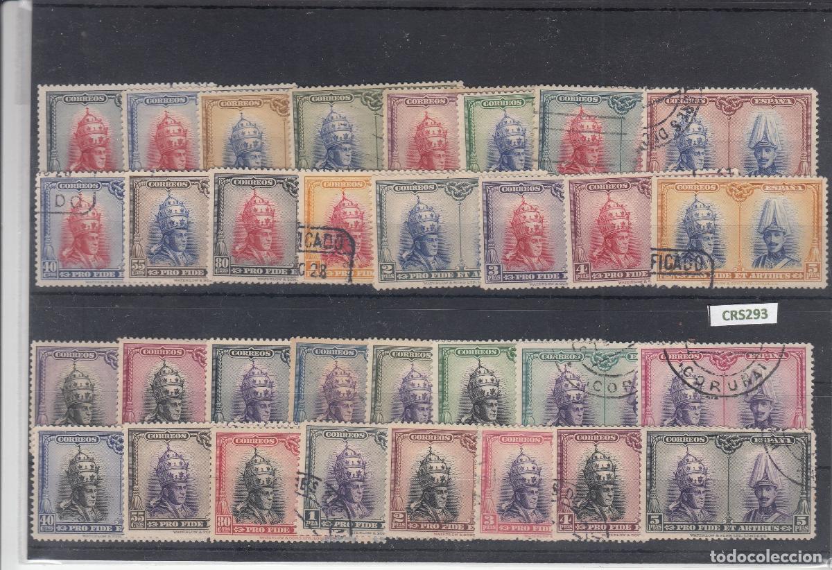 Stamps: CRS0343 SELLOS ESPA&Ntilde;A N&ordm; CAT 402-433 USADOS