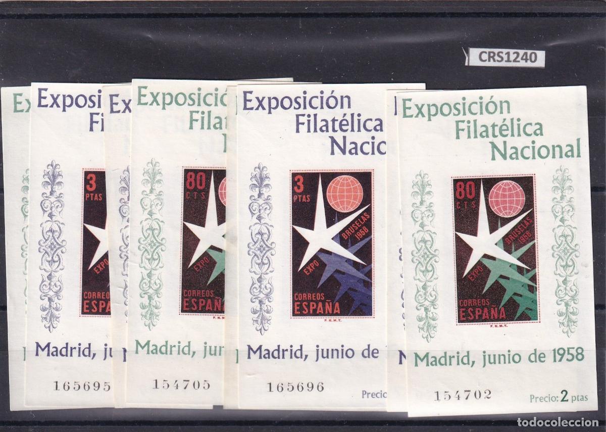 Francobolli: CRS1240 SELLOS ESPA&Ntilde;A N&ordm; CAT. 1222/23 4 JUEGOS NUEVOS SIN GOMA