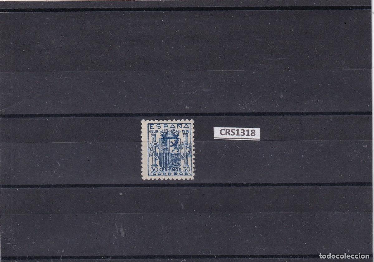 Stamps: CRS1318 SELLO ESPA&Ntilde;A N&ordm; CAT. 801 XX SIN CHARNELA BIEN CENTRADO