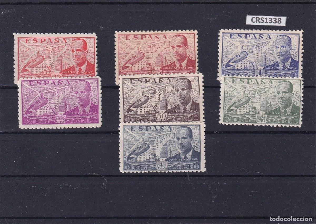 Briefmarken: CRS1338 SELLOS ESPA&Ntilde;A N&ordm; CAT. 880/86 XX SIN CHARNELA
