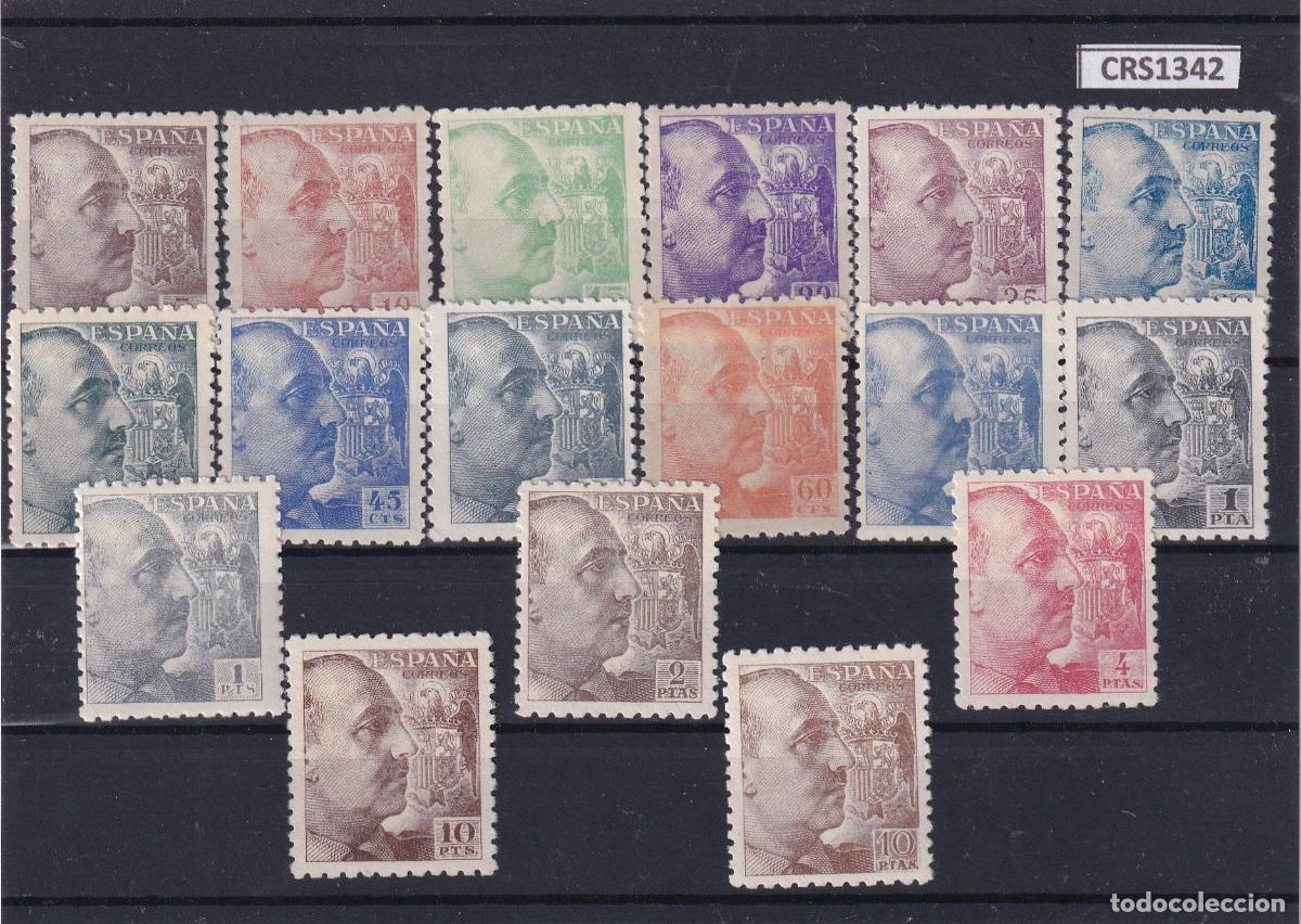 Briefmarken: CRS1342 SELLOS ESPA&Ntilde;A N&ordm; CAT. 919/35 XX SIN CHARNELA