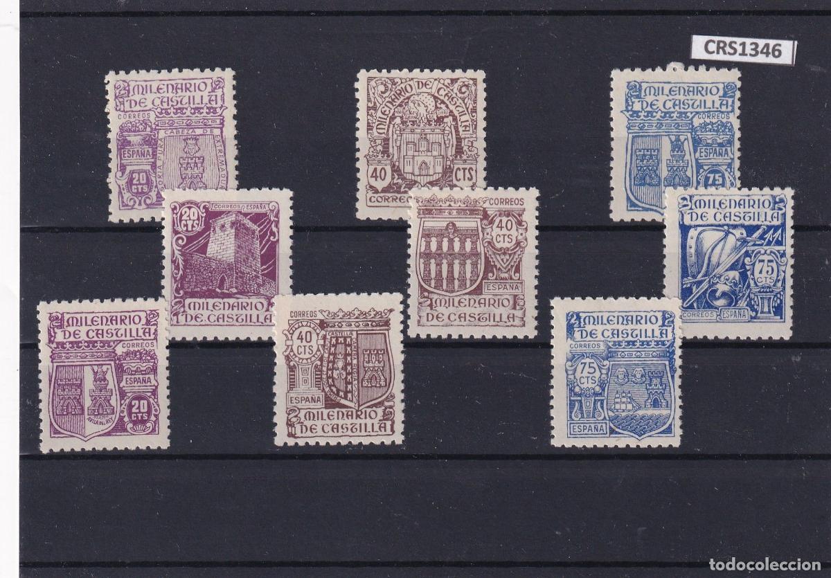 Briefmarken: CRS1346 SELLOS ESPA&Ntilde;A N&ordm; CAT. 974/82 XX SIN CHARNELA