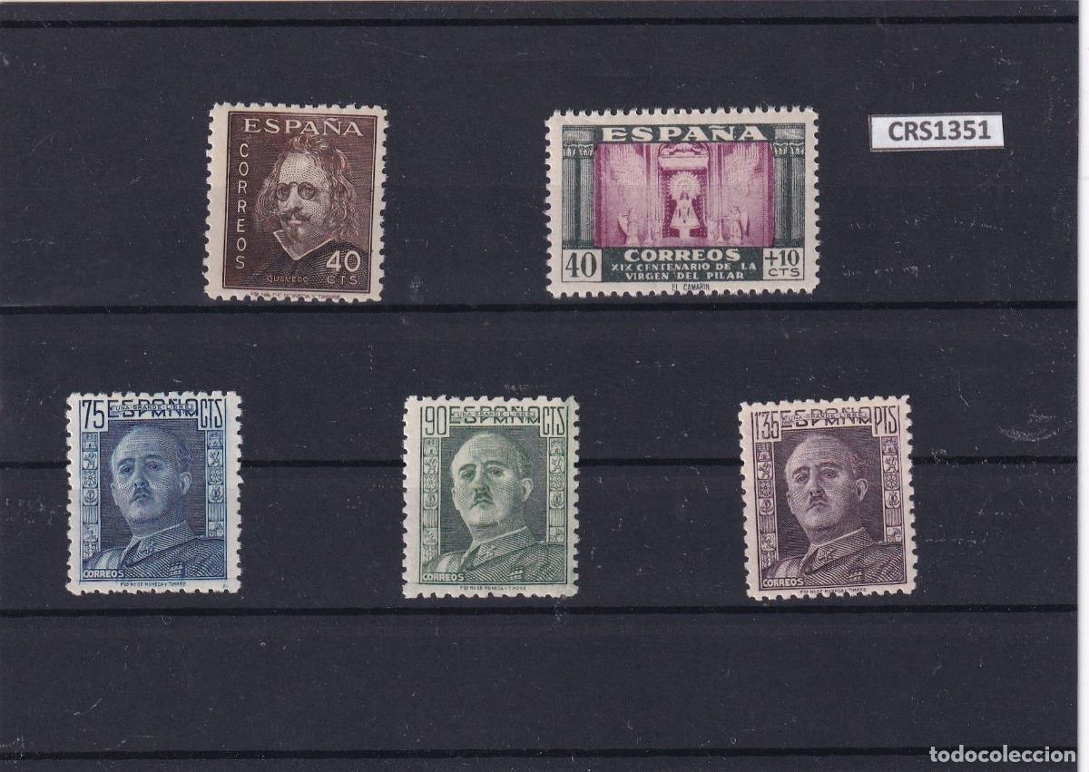 Briefmarken: CRS1351 SELLOS ESPA&Ntilde;A N&ordm; CAT. 989, 998/1001 XX SIN CHARNELA