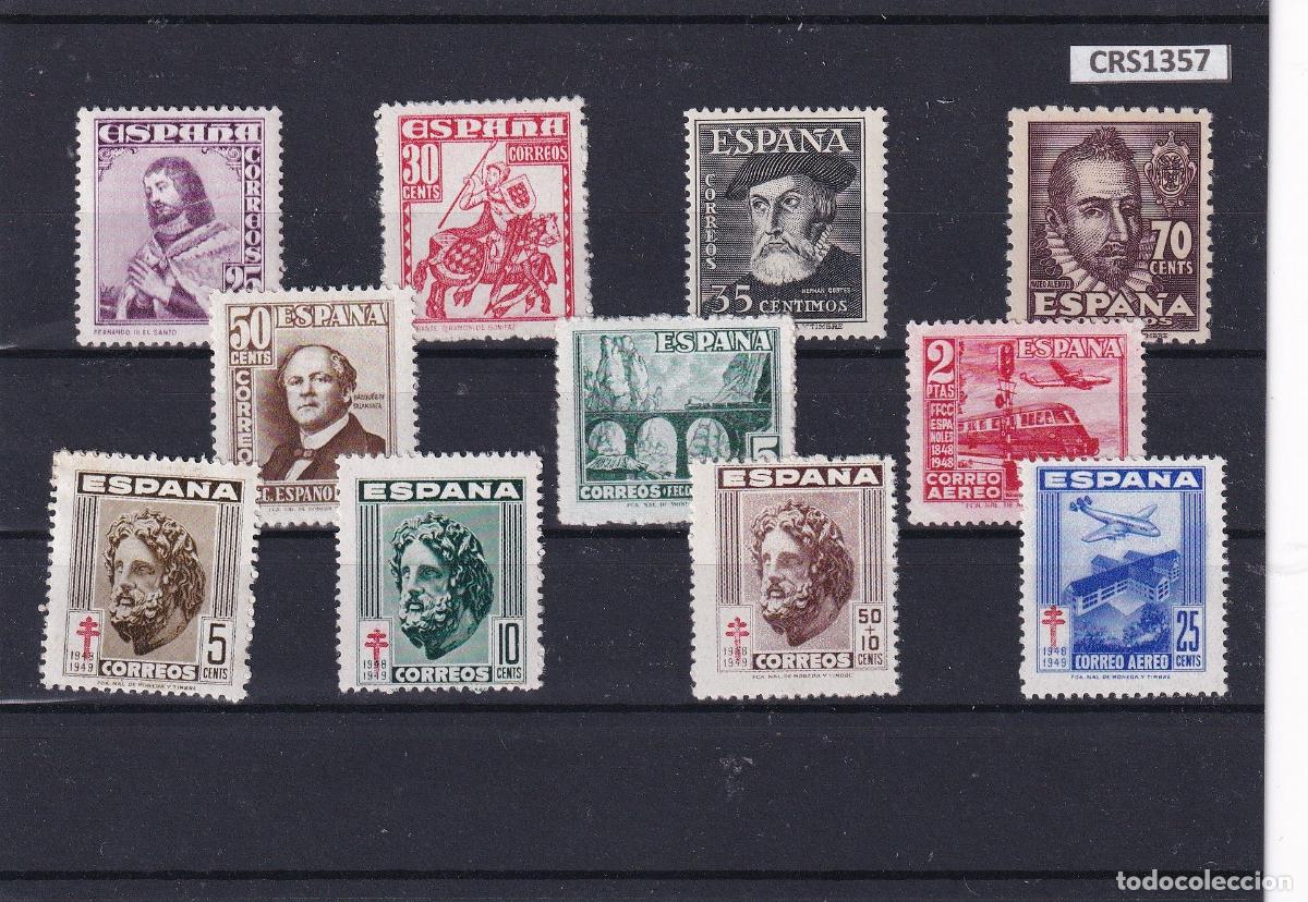 Briefmarken: CRS1357 SELLOS ESPA&Ntilde;A N&ordm; CAT. 1033/43 XX SIN CHARNELA